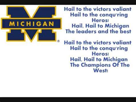 play the michigan fight song|michigan fight song lyrics.